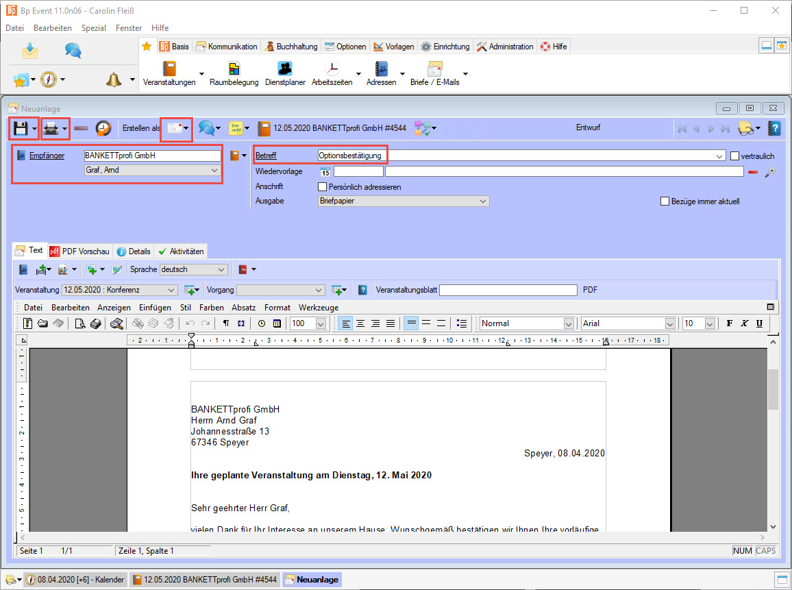A5 S2 Optionsabestaetigung