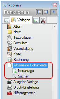 dokumentenablage_basis_funktionsleiste